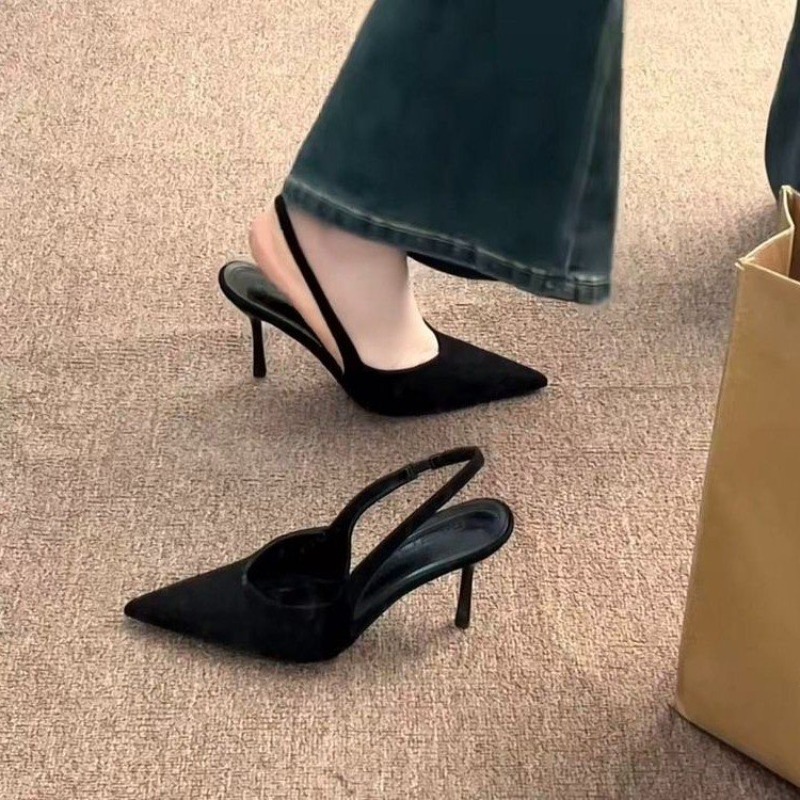 Leopard Print Heels - Sandálias Femininas de Salto Alto com