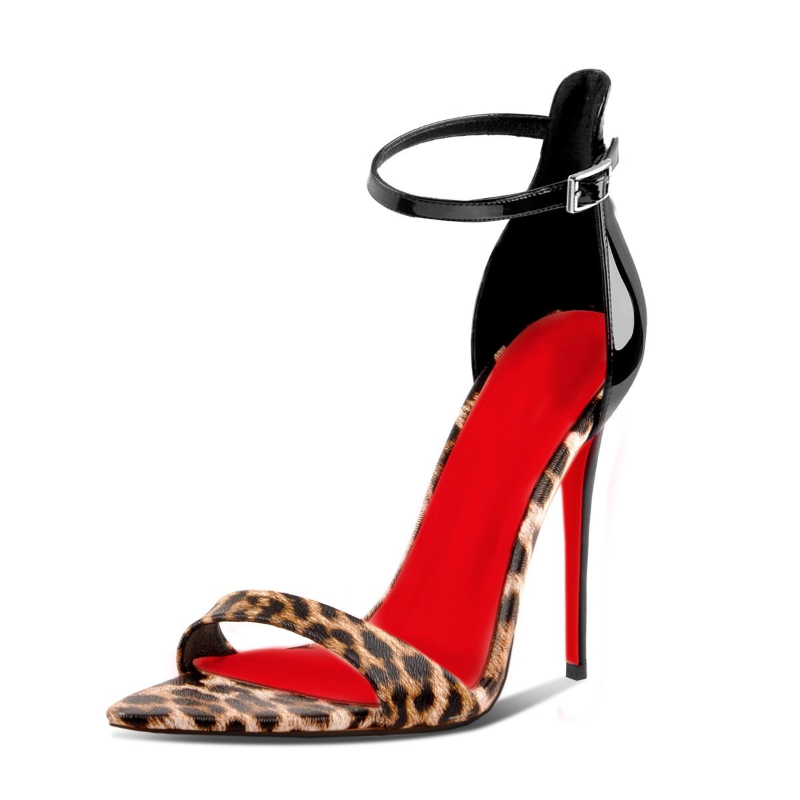 Leopard Print Heels - Feminino personalizado leopardo impressão apontou toe