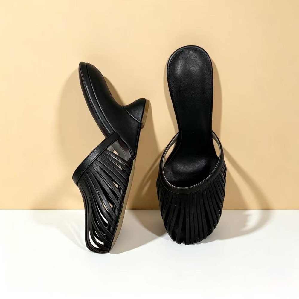 Metallic Heel Sandal - Sandálias de Festa Femininas 2026 de