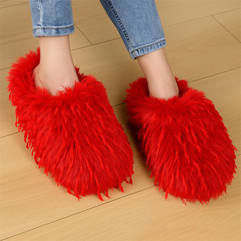 Women Shoes Mules - Chinelos Femininos de Inverno, Chinelos de