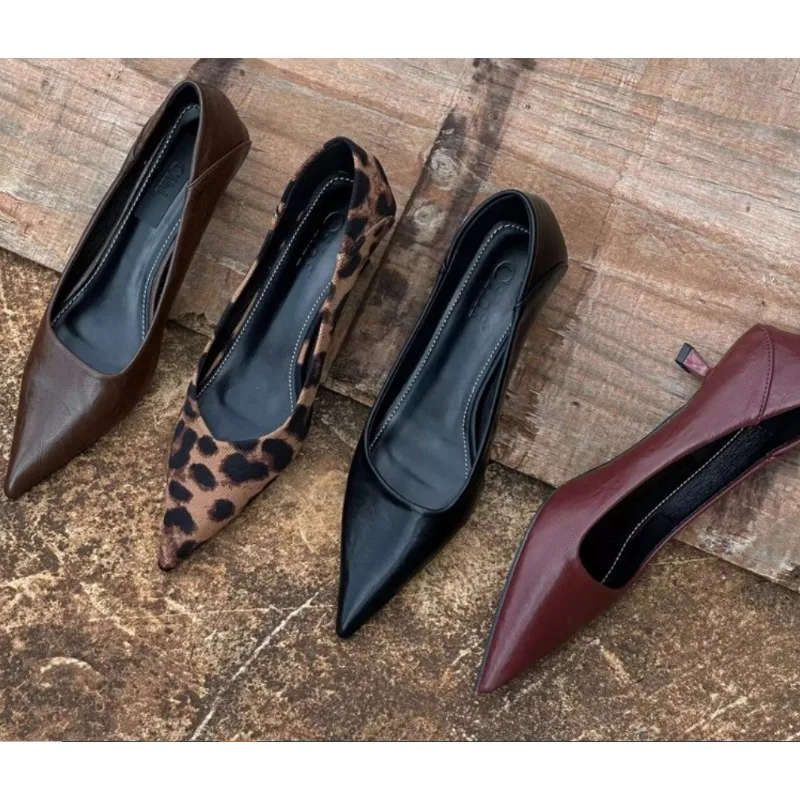 Women Shoes With Heels - 2024 mulheres sexy salto alto borgonha