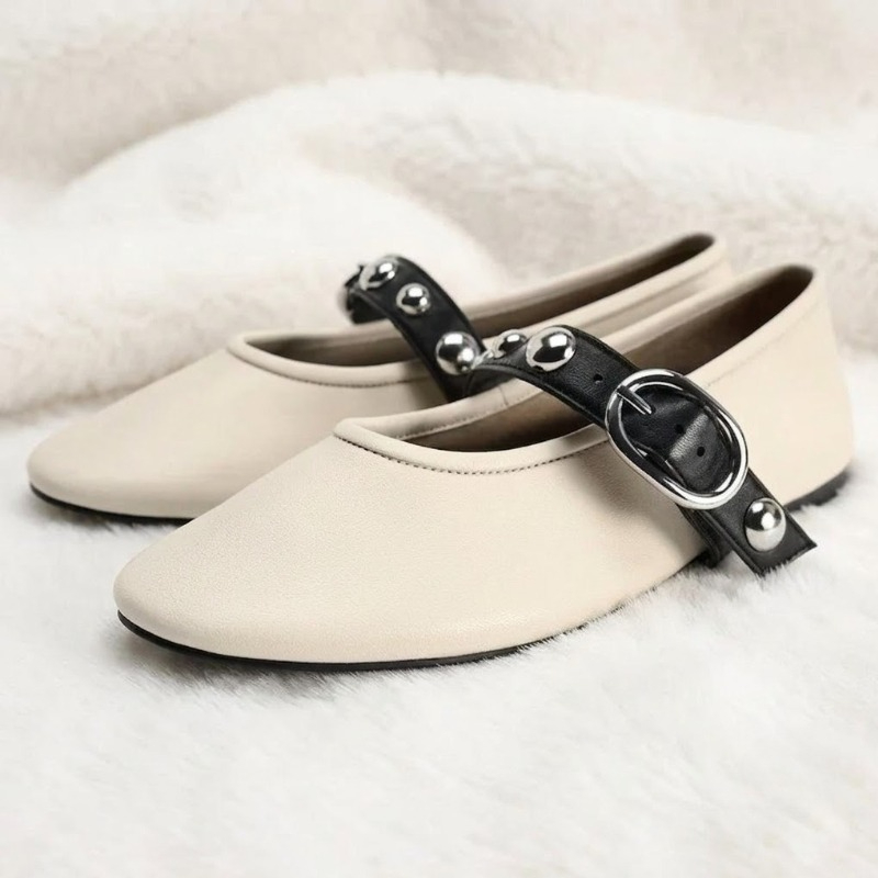 Women Shoes Zara - Sapatilhas de balé para senhoras 2025