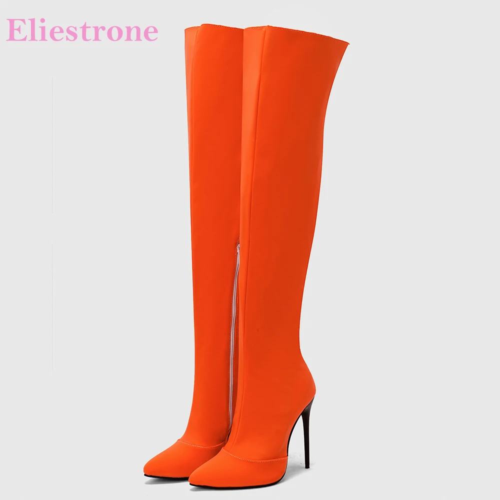 Women'S Shoes In Size 12 - Novo inverno glamour laranja amarelo feminino