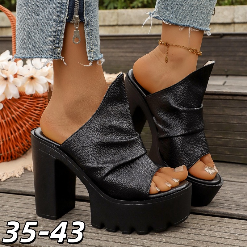 Women Shoes Mules - Novidade de Verão: Sandálias Femininas de