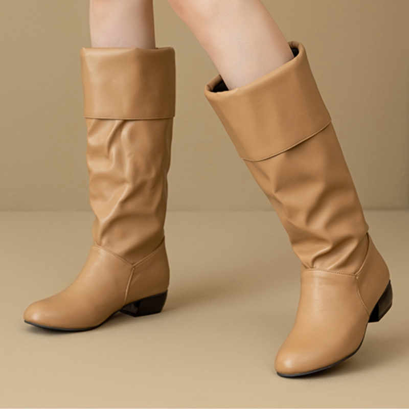 Deslizamento em joelho botas a - Women Shoes Waterproof avaliação e preço