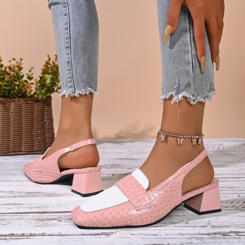 Sapatos femininos slingback co - Women'S Shoes For Work avaliação e preço