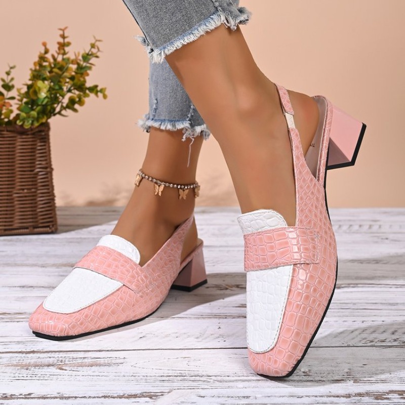 Sapatos femininos slingback co - Women'S Shoes For Work avaliação e preço