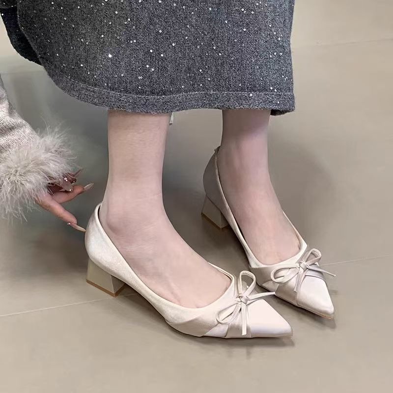 Retro meados de comprimento ún - Women Shoes With Heels avaliação e preço