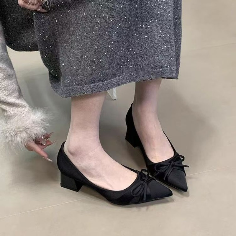 Retro meados de comprimento ún - Women Shoes With Heels avaliação e preço