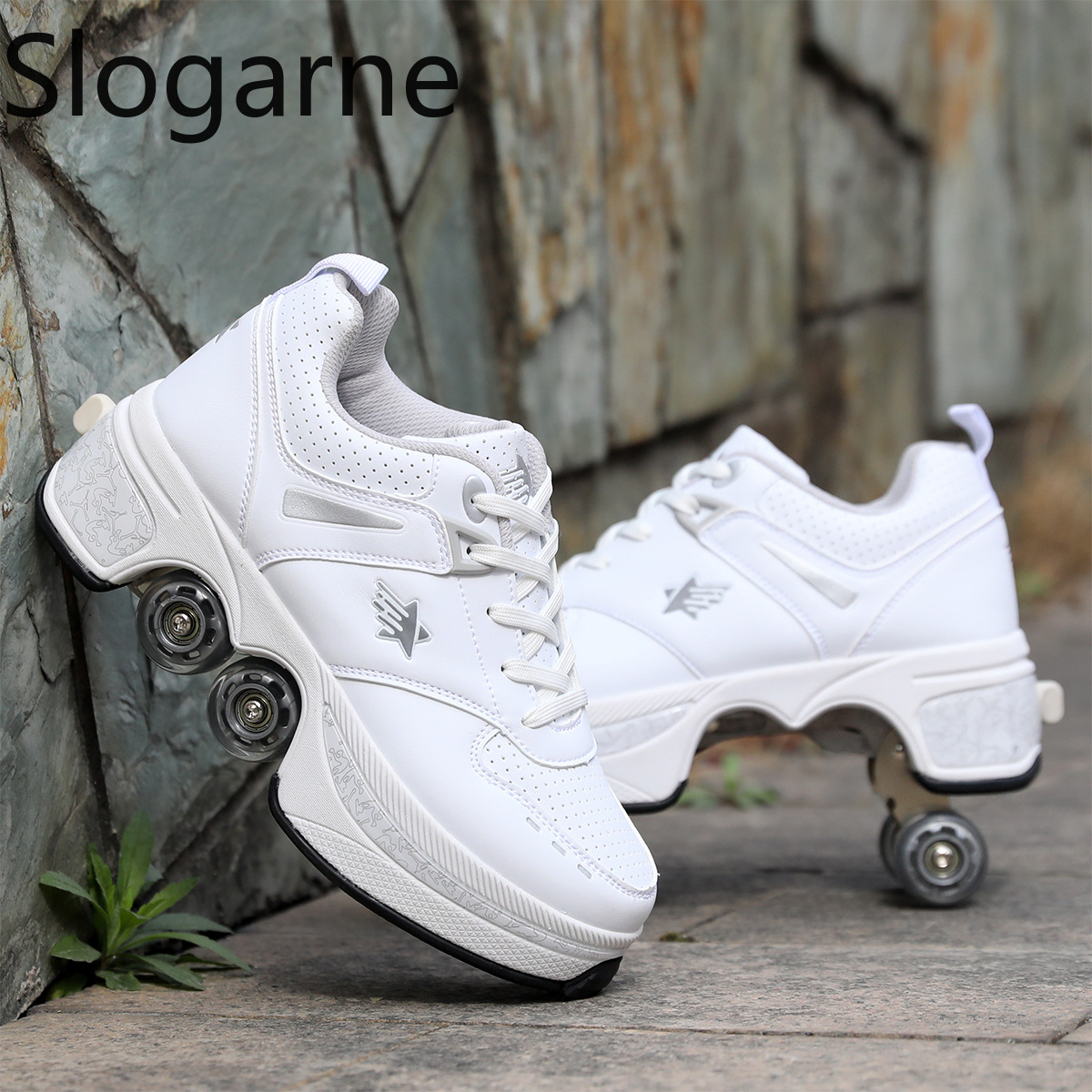 Mulher 4 rodas deformação pati - Women Shoes Waterproof avaliação e preço
