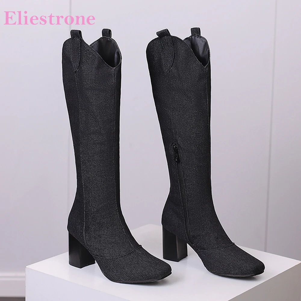 Novo inverno preto azul femini - Women'S Shoes In Size 12 avaliação e preço