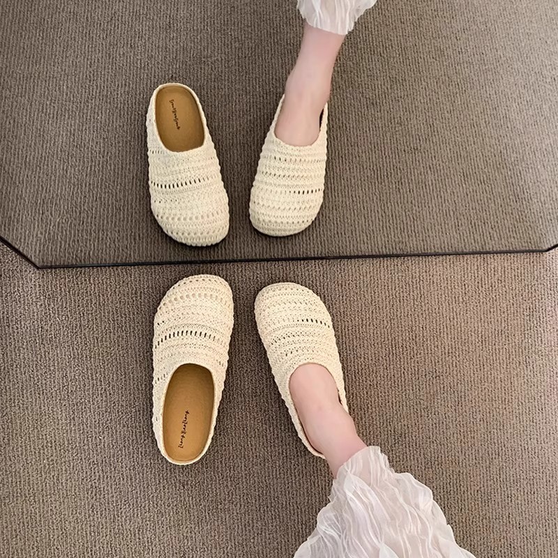 Chinelos femininos de ráfia, r - Women Shoes Mules avaliação e preço