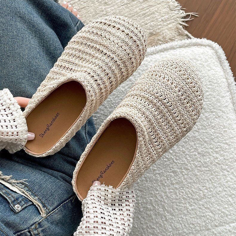 Chinelos femininos de ráfia, r - Women Shoes Mules avaliação e preço
