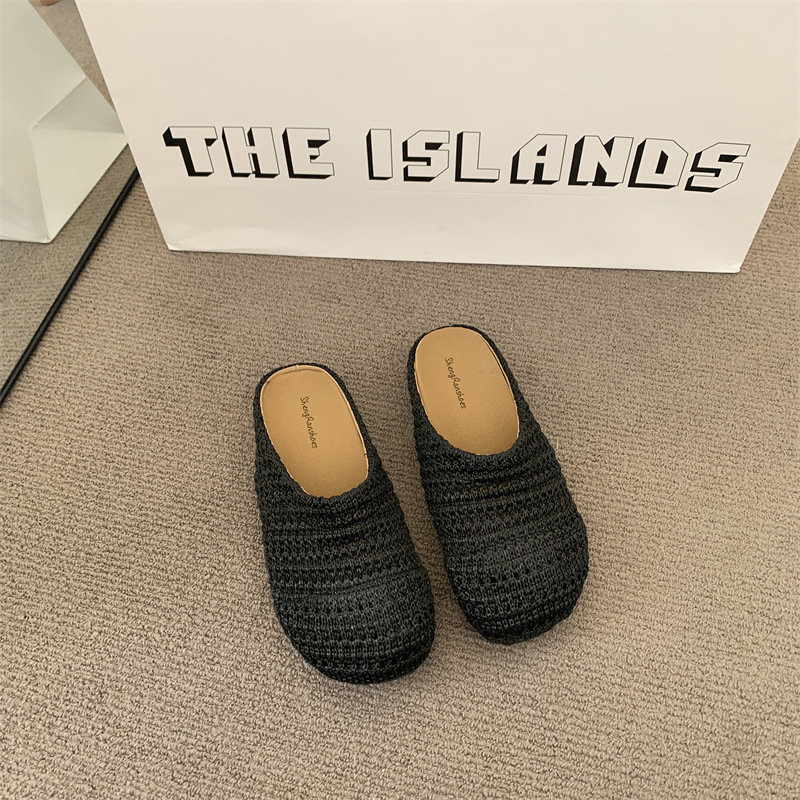Chinelos femininos de ráfia, r - Women Shoes Mules avaliação e preço