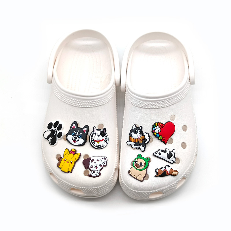 Bonito cão sapato encantos par - Croc Style Clog avaliação e preço