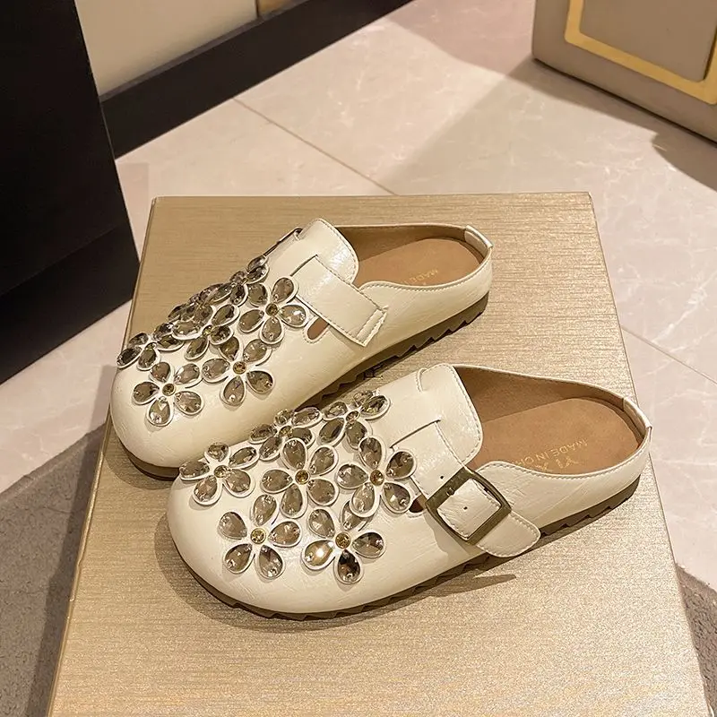Mules Femininos Florais com Fi - Women Shoes Mules avaliação e preço