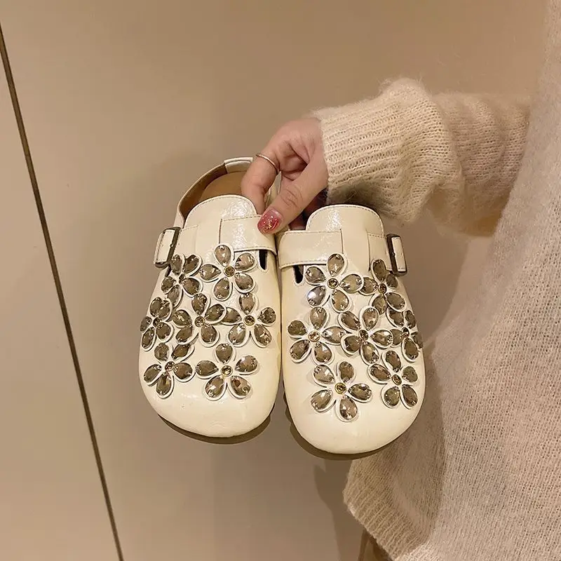 Mules Femininos Florais com Fi - Women Shoes Mules avaliação e preço