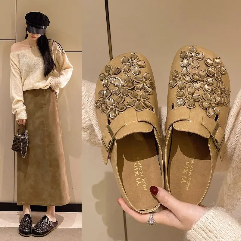 Mules Femininos Florais com Fi - Women Shoes Mules avaliação e preço