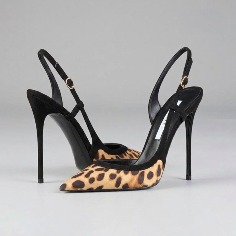 Yuejinlong # YJ26-802, Sandáli - Leopard Print Heels avaliação e preço