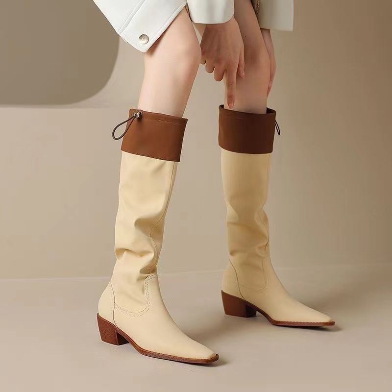 Damasco dedo do pé quadrado bo - Women Shoes Waterproof avaliação e preço