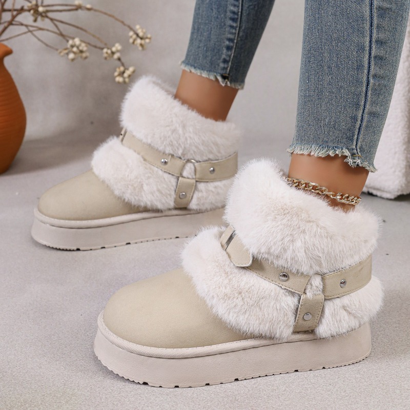 Botas de Neve de Pelúcia Femin - Women'S Shoes In Size 12 avaliação e preço