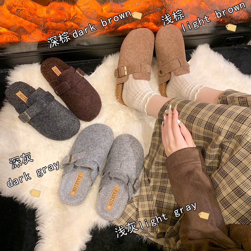 2025 chinelos mule de inverno  - Women Shoes Mules avaliação e preço