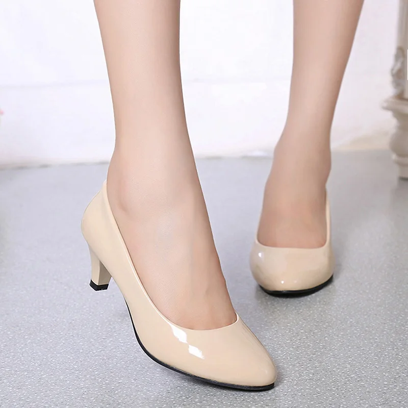 Bombas femininas nude boca ras - Women'S Shoes For Work avaliação e preço