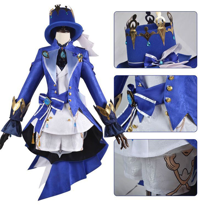 Furina cosplay traje peruca im - Women'S Shoes Zone avaliação e preço