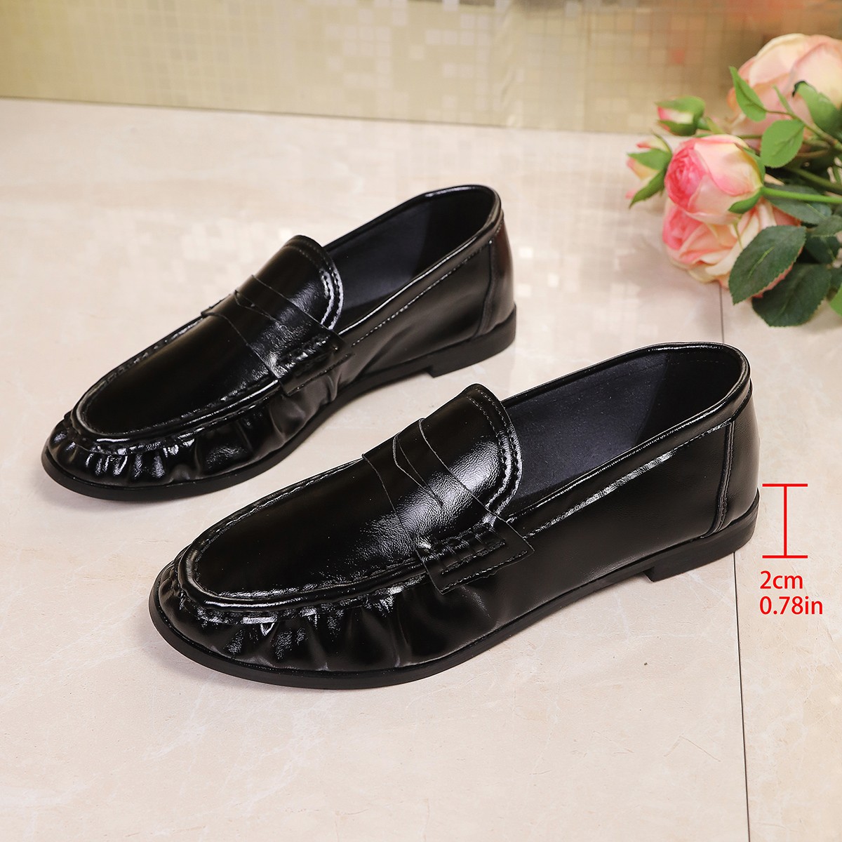 Sapatilhas Pretas Estilo Britâ - Women'S Shoes For Work avaliação e preço
